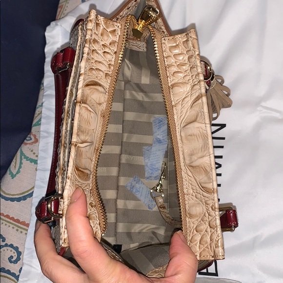 NWT Brahmin mini Priscilla travertine cordina - Picture 4 of 8